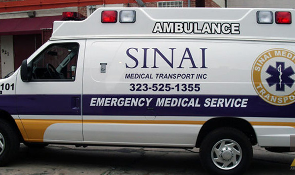 Sinai Ambulance City Vehicle Wrap