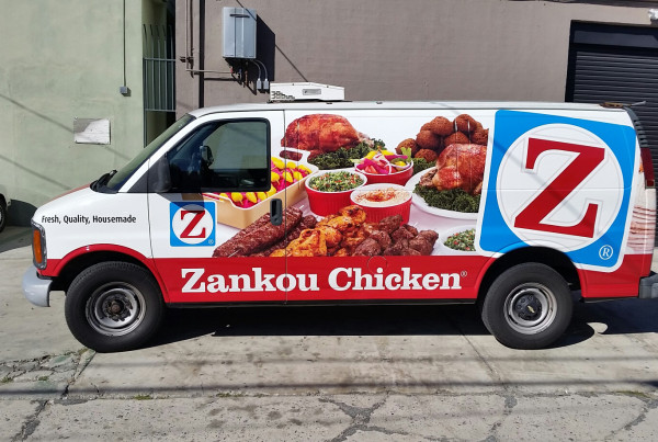 Zankou Chicken Delivery Van Wrap