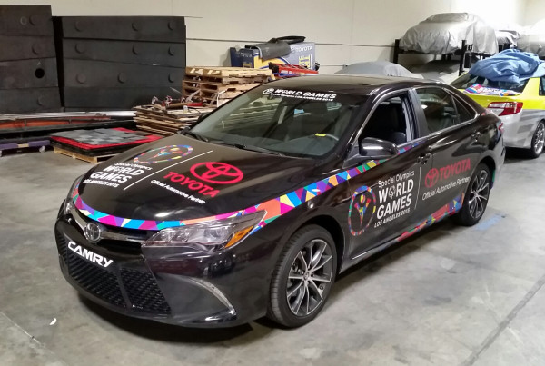 Toyota Special Olympics Car Wraps