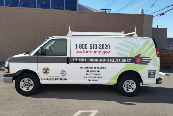 LA County Agency for Age Van Wraps