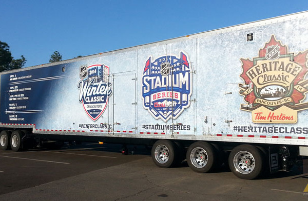 MLB Winter Classic Truck Side Wrap