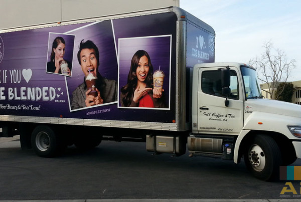 Coffeebean Ice Blended Truck Side Wrap