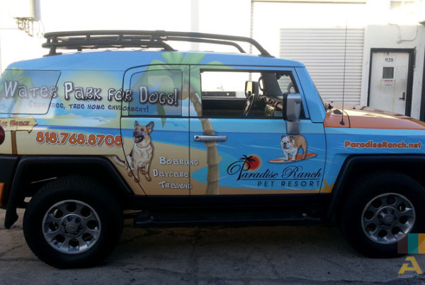 Water Park for Dogs Truck Wrap